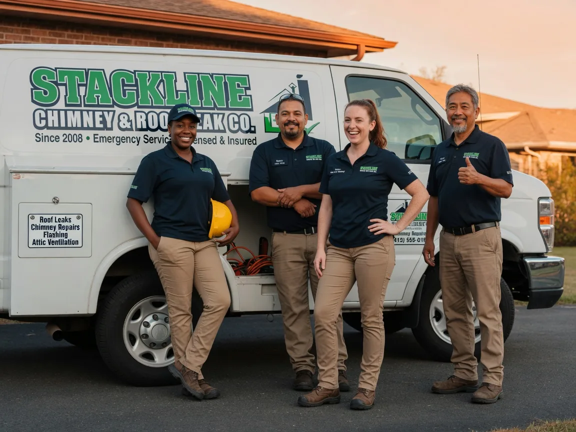 Chimney flashing repair company in College Station, TX